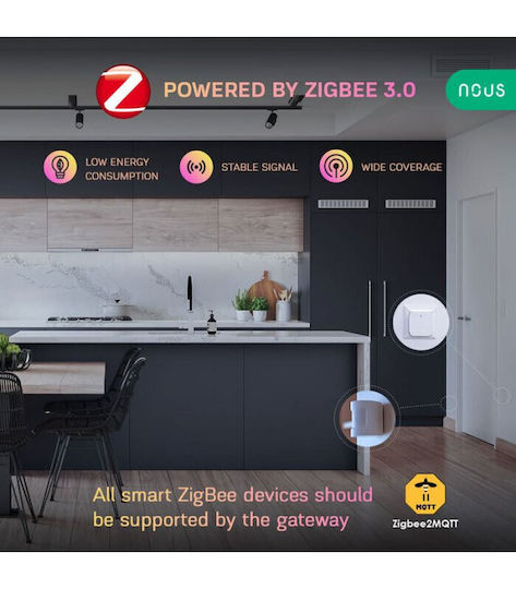 Nous Ασύρματος ZigBee / Wi-Fi / Bluetooth Αισθητήρας Κίνησης Υπερύθρων