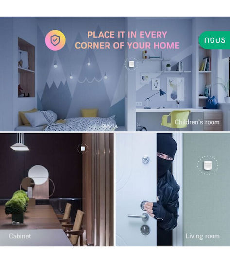 Nous Ασύρματος ZigBee / Wi-Fi / Bluetooth Αισθητήρας Κίνησης Υπερύθρων