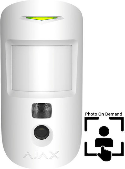 Ajax Systems Motion Cam (PHOD) PET Wireless Infrared Motion Sensor Detection Angle 88.5° Scope 12m