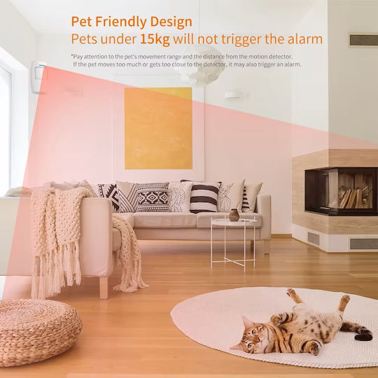Staniot PET Ασύρματος RF Αισθητήρας Κίνησης Υπερύθρων