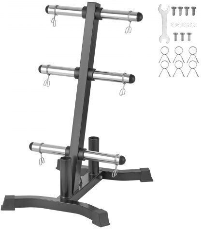 Vevor Gewichtsscheiben Home Gym Langhantel Ablageständer 2 Zoll 1000 lbs Kapazität