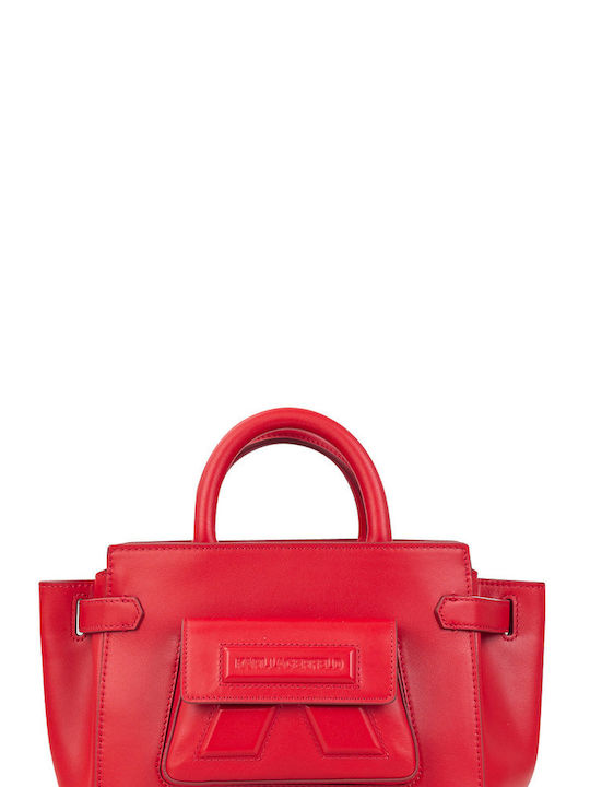 Karl Lagerfeld Ikon K Set Women's Bag Tote Hand Red