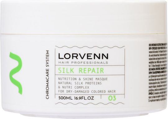 Lorvenn Silk Repair Nutrition & Shine Hair Mask for Repairing 500ml