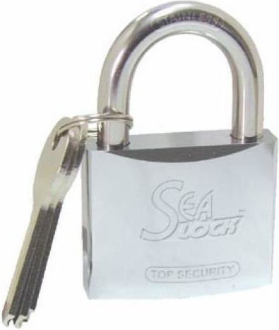 Lalizas Steel Padlock Brass with Key 60mm 1pcs