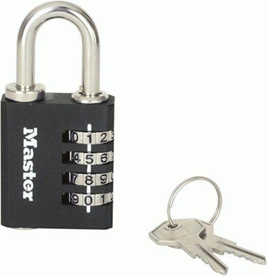 Master Lock Excell Ατσάλινο Λουκέτο Μακρύλαιμο με Κλειδί 45mm