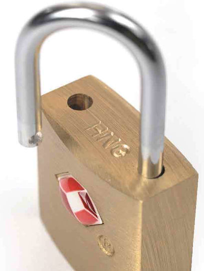 Travel Blue 026 Bronze Padlock Brass with Key with TSA Certification 22mm Silver 1pcs