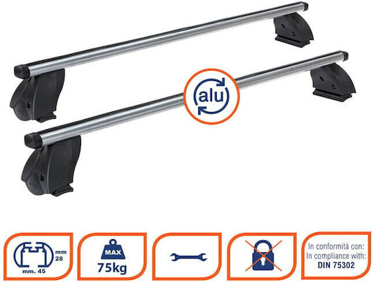Aluminum Cross Bars K39 Volkswagen T5 Transporter Model 2003-2008
