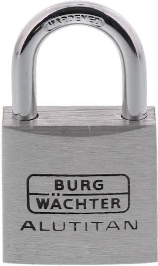 Burg-Wachter Steel Padlock Brass with Key 1pcs