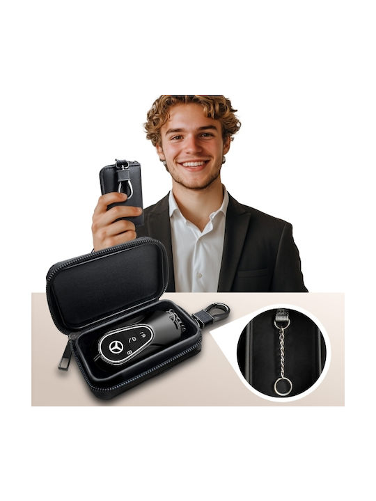 Клетка на Фарадей Tech-Protect Klr300 Калъф за ключ без ключ RFID блокиращ сигнал Карбон