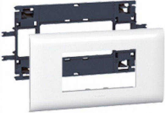 Legrand Βάση Στήριξης 4 Στοιχείων με Κάλλυμα 85mm Mosaic 010994