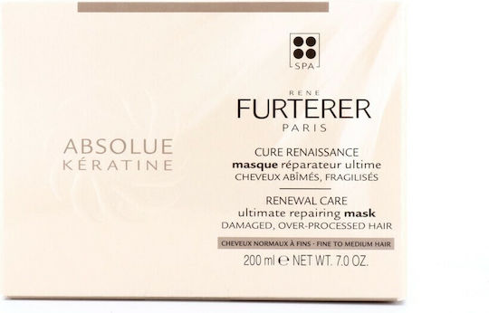 Rene Furterer Absolue Keratine Ultimate Hair Mask for Repairing with Keratin 200ml