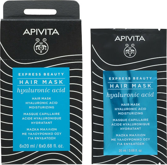 Apivita Hyaluronic Acid Hair Mask for Hydration 20ml