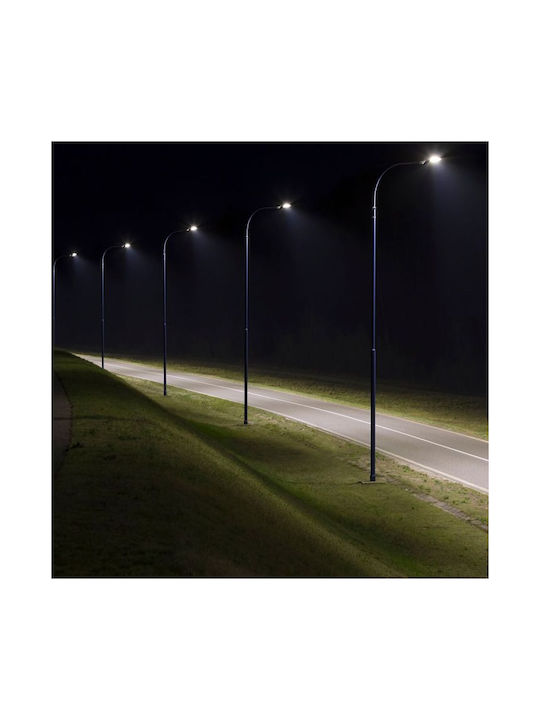 V-TAC Εξωτερικό Φωτιστικό LED Δρόμου 50W με Φυσικό Λευκό Φως IP65 Γκρι