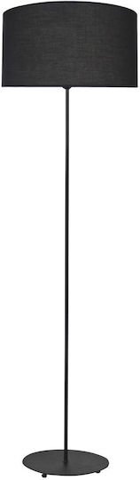 Heronia Floor Lamp H140xW40cm. with Socket for Bulb E27 Black