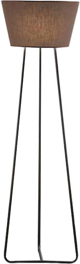 Ondaluce Floor Lamp H167xW50cm. with Socket for Bulb E27 Brown