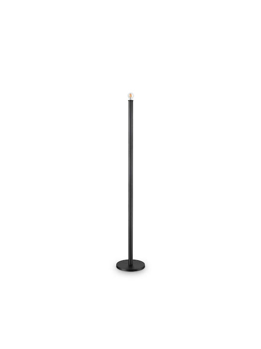 Ideal Lux Floor Lamp H169.5xW30cm. with Socket for Bulb E27 Black