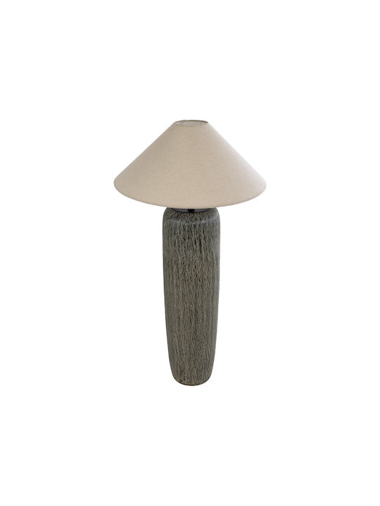 GloboStar Oliana Floor Lamp H110xW55cm. with Socket for Bulb E27 Gray
