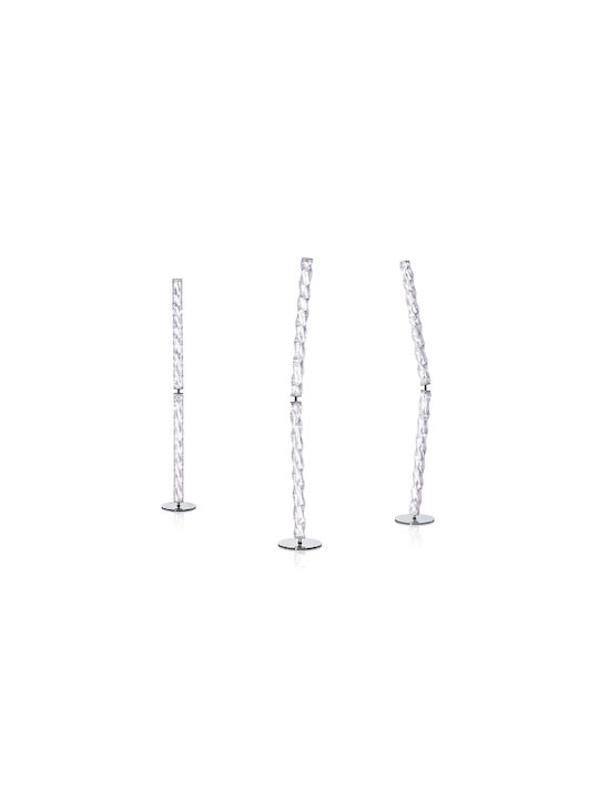 Slamp Hugo Prisma LED Φωτιστικό Δαπέδου Υ207xΜ32εκ. με Θερμό Λευκό Φως Λευκό