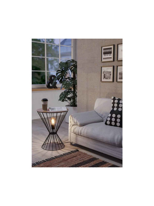 Eglo Desierto Vintage Floor Lamp H54xW45cm. with Socket for Bulb E27 Black