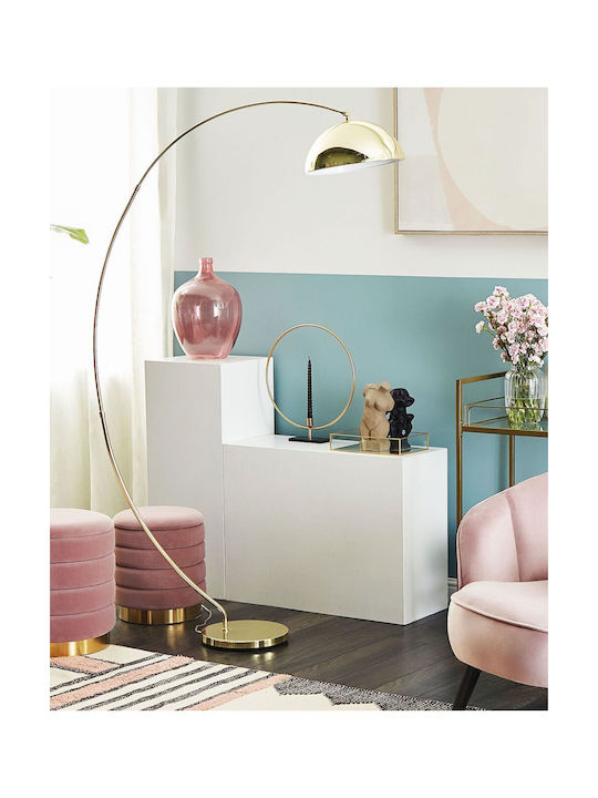 Beliani Floor Lamp Gold