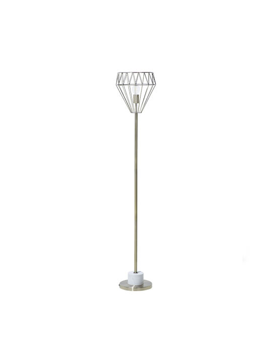 Beliani Stehleuchte H160xB30cm. Silber