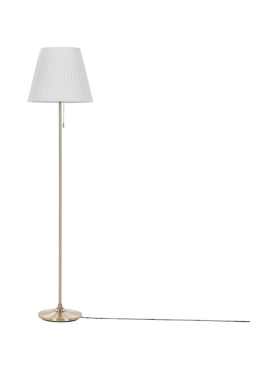 Beliani Floor Lamp White