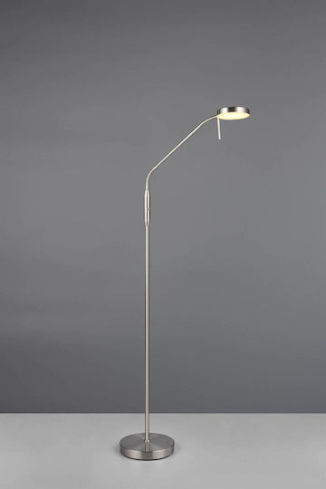 Trio Lighting Moreno LED Подова Лампа В160.5xД51см. 300лм Сребрист