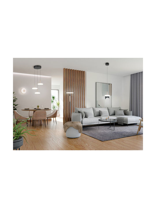 Trio Lighting Celeste LED Φωτιστικό Δαπέδου Υ160xΜ33εκ. με Θερμό Λευκό Φως 1750lm Καφέ