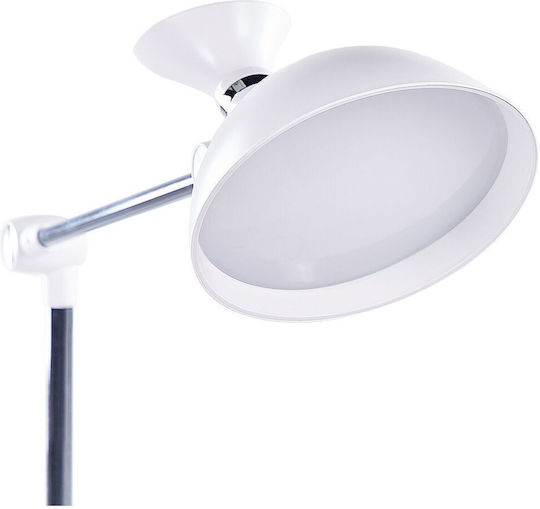 Beliani LED Lampadar De Podea Alb