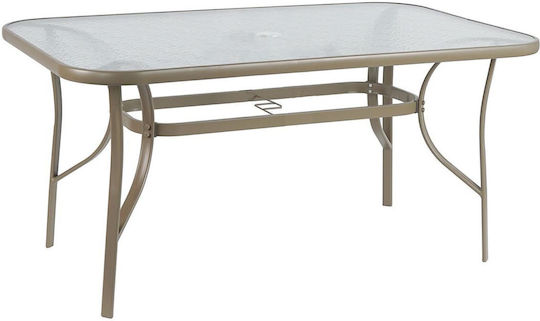Tisch Stabil Rio Beige 120x70x71cm