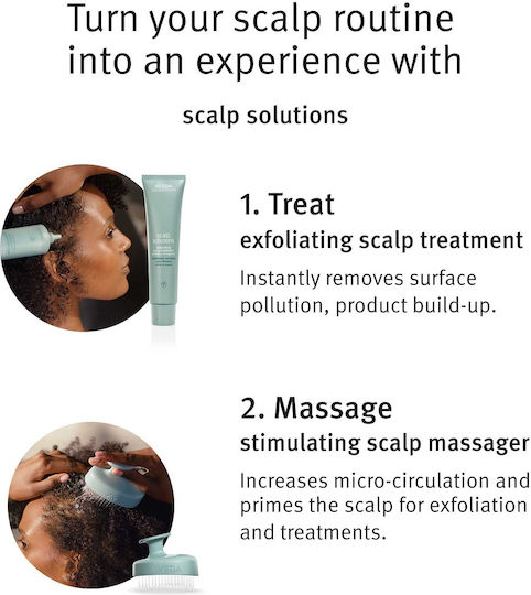 Aveda Solutions Exfoliating Treatment Exfoliant Pentru Scalp Pentru Păstrarea Culorii Cu Acid Hialuronic Argan Și Acid Salicilic 150ml