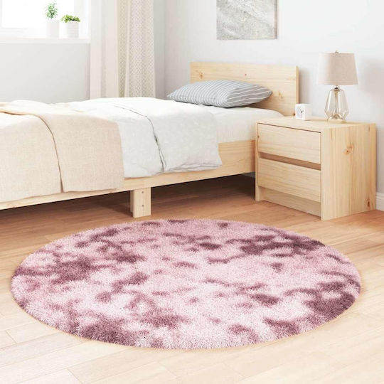 vidaXL Anti-slip Rug Rectangular Shaggy Dk. Pink