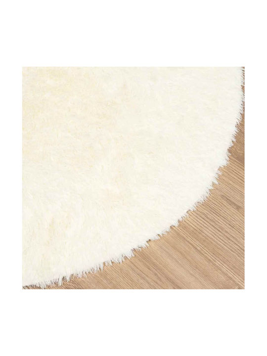 vidaXL Anti-slip Rug Rectangular Shaggy Cream