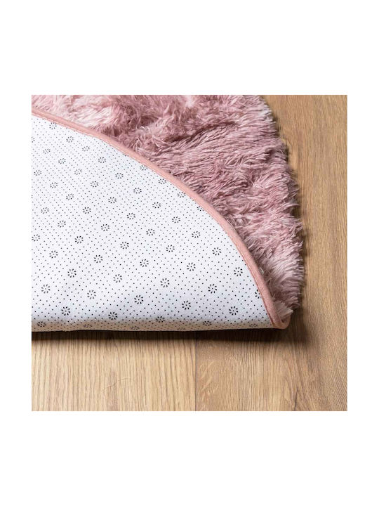 vidaXL Αντιολισθητικό Χαλί Ορθογώνιο Shaggy Ροζ 160x160cm