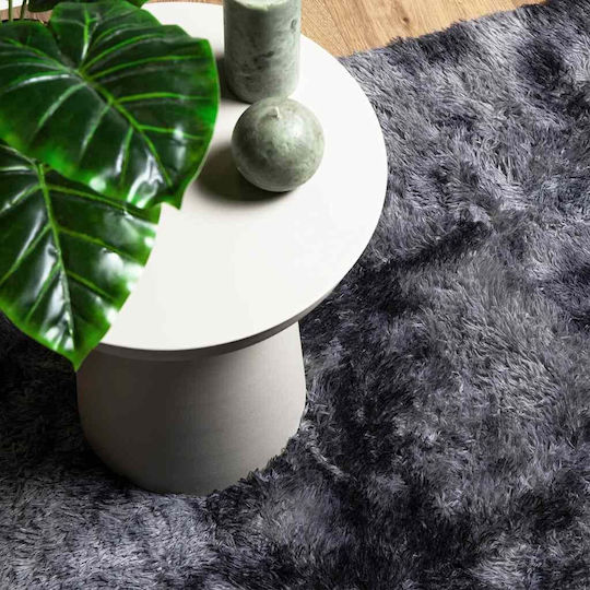 vidaXL Antiderapant Covor Rectangular Shaggy Gri închis