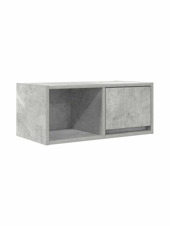 TV Stand Wooden Grey L60xW31xH25.5cm