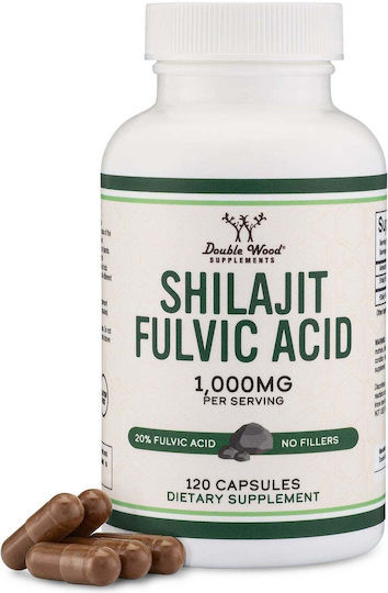 Double Wood Shilajit 500mg 120 κάψουλες