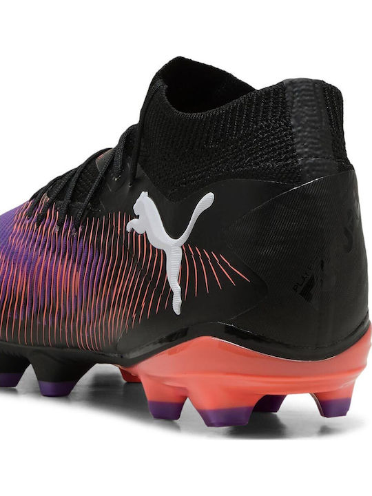 PUMA Future 8 Pro Ποδοσφαιρικά Παπούτσια με Τάπες FG/AG Μαύρα