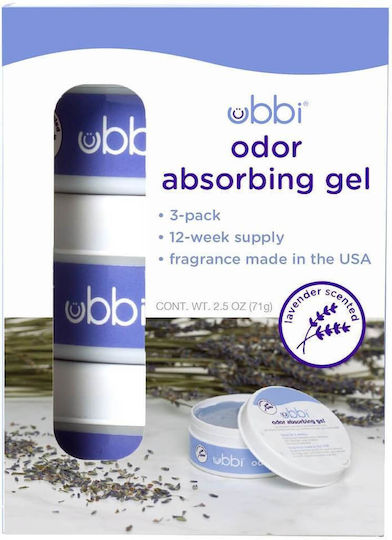 Ubbi Odor Absorbing Gel Αντισηπτικό Gel Χεριών 3τμχ