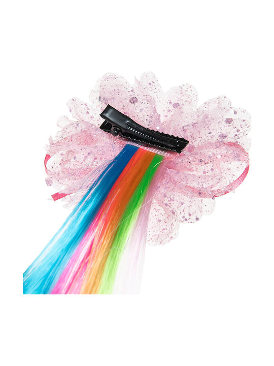 Irisierende Einhorn-Haarclip-Extensions