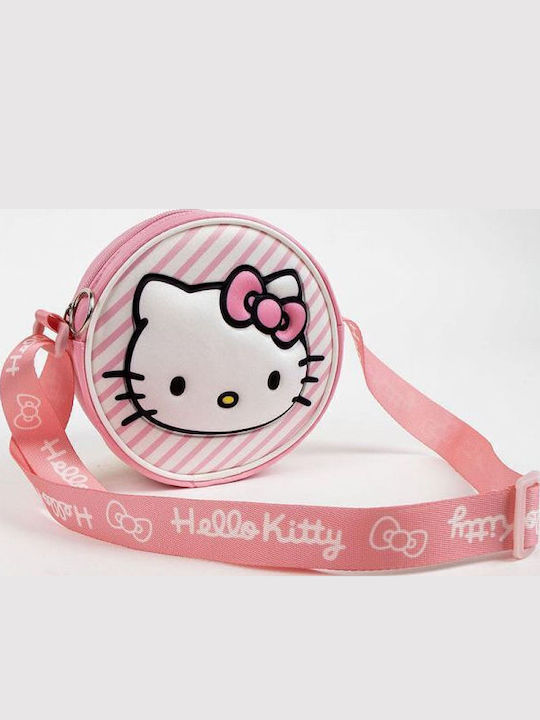 Cerda Hello Kitty Kids Shoulder Bag Pink 15cm