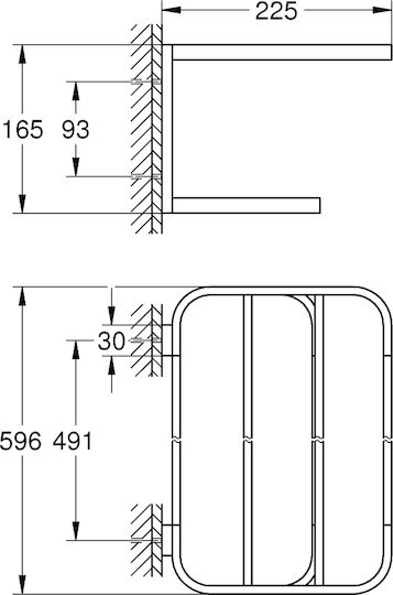 Grohe Selection Schiene Badezimmer 4 Plätze Wandmontage Schrauben Schwarz Grohe Selection Schiene Badezimmer 4 Plätze Wandmontage Schrauben Schwarz