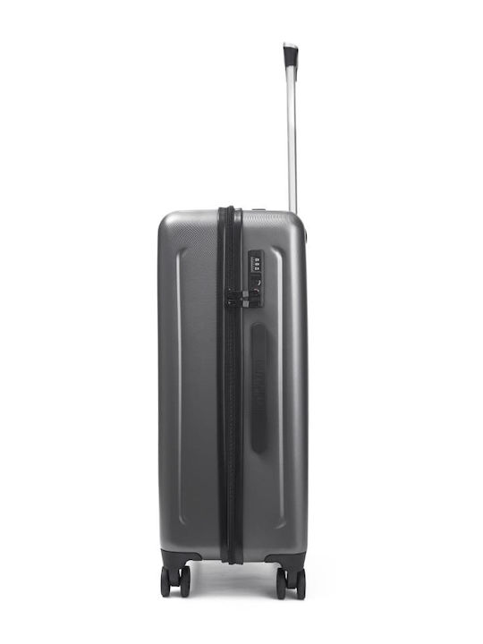 CAT Cabin Hard Gray Suitcase With 4 Wheels Height 50cm