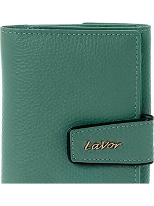 Small Leather Women's Wallet Classic with RFID Green