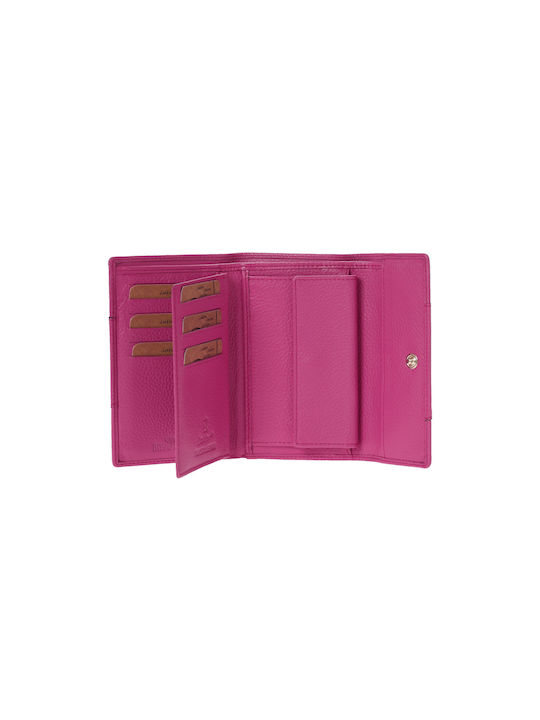 Lavor Small Leather Women's Wallet with RFID Pink