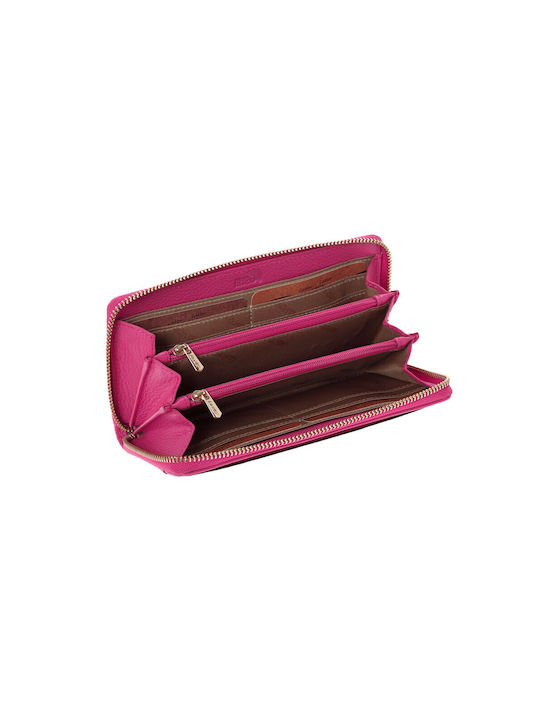 Lavor Small Leather Women's Wallet with RFID Pink