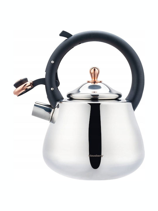 Klausberg Βραστήρας Ανοξείδωτος Γκρι 2800ml