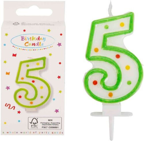 Procos Birthday Candle No 5 095322