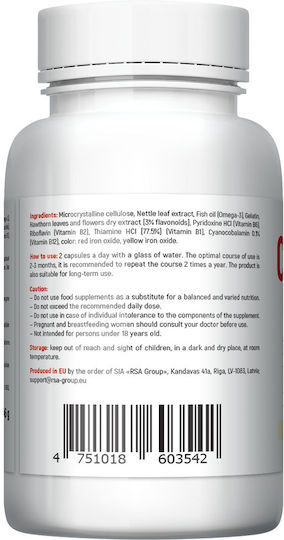 RSA Group Cardione Premium Special Food Supplement 60 Capsules
