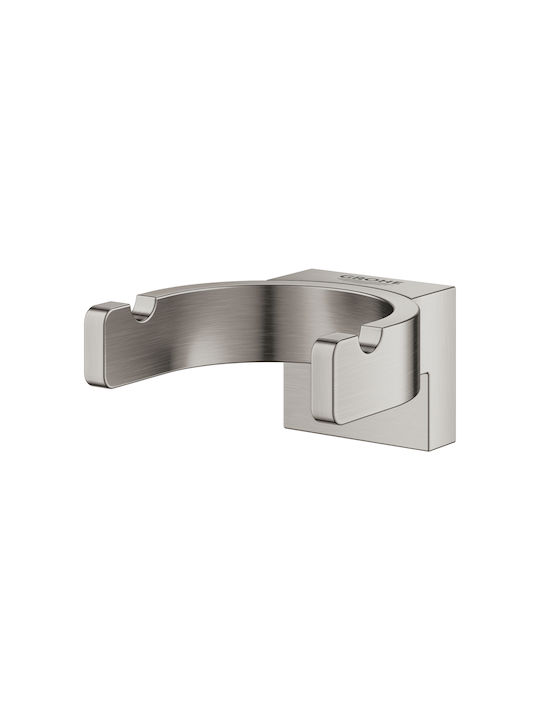 Grohe Selection Άγκιστρο Μπάνιου Μονό με Βίδες Ασημί